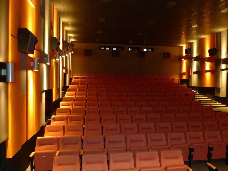 Rekonstruovaný sál v kině Kaplice