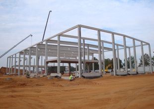 Assembly of reinforced concrete frame