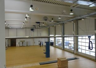 Interior of the VOLVO Truck Center Hradec Krlov workshop