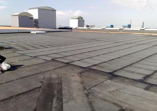 Laying of roofing made from modified asphalt membrane (underlying layer)