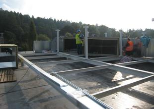 Installation of new HVAC ducts