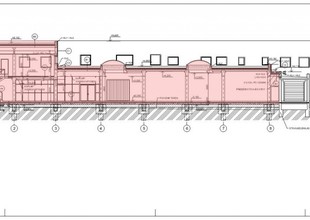 Cross-section - finished construction